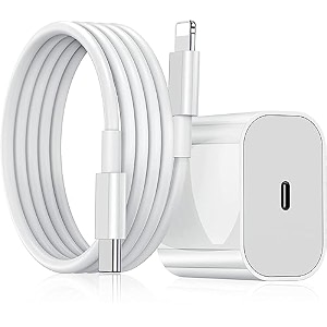 original 20 watt super fast charger with lightening cable compatible with iphone11 pro max iphone 12 pro max iphone13 pro max iphone 14 pro max quick charging adapter and lightening cable