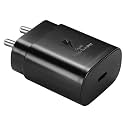 Original 25 Watt Travel Adapter Compatible with Samsung Galaxy M31 Prime|S20 FE 5G | S20 FE | M51| Z Fold2 5G |Super Fast Charging (Only Adapter |Black)