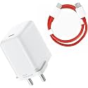 Original Warp 65w Super Fast Charger &amp; USB C Type C Charger Cable Compatible with Oneplus Nord CE 2 Lite 5G, Nord 2, 9, 9R,9RT Oneplus9 ProOneplus 8 Adapter and Cable