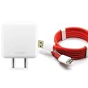 Original Quick Dash Fast Charger and USB to C Cable 30Watt Compatible with Oneplus Nord 2, 9, 9R, 9RT, 9 Pro, 8, 8T, Nord 2T 5G, 10R 5G, 10 Pro 5G (Adapter and Cable)