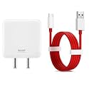 Original 30 Watt Fast Travel Charger with USB to C Cable Compatible with Oneplus Nord 2| Nord 2T| 9Rt|9R/ 8/ 8T/ Nord/Ce/One Plus 7/7T/ Nord 2T (Warp 30W Adapter with Cable), White