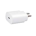 Original 25 Watt C-Type Super Fast Charger Adapter Compatible with Samsung Galaxy Note10 Lite|Note10 5G|Note10 |Note10+ 5G|Note10+|S10 5G (Only Adapter - White)