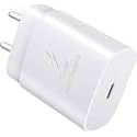 Original 25 Watt Adapter Compatible with Samsung Galaxy S21 FE 5G |M52 5G|M22 |A52s 5G |Z Fold3 5G|M32 |F52 5G (White | Only Adapter)