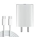 Original 45W Rapid Fast Type C Mobile Phone Charger Adapter Cable Compatible with Nothing Phone 2, Nothing Phone 2a, Phone 1, [Pd Pps Technology] (Nothing Phone 2a) NUG117