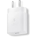 Original 25 Watt USB-C Super Fast Adapter Compatible with Samsung Galaxy S22 Ultra 5G |S22+ 5G|S20 Ultra 5G|S20 Ultra|S10 Lite (Only Adapter | White)