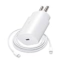 Original 25W Charger Super Fast Compatible with Samsung Galaxy F23 |M33 |M23 | A23 | S22 5G |Type C to C Cable (Adapter &amp; Cable inculded- White)