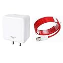 Original 65 Watt USB to C Cable and Warp Adapter Fast Travel Charger Compatible with Oneplus 7 Pro 7T 7T Pro 10R 5G10 Pro 5G Nord Ce 2 5G Nord Ce 2 Lite 5G Nord 2 USB to C Cable, White