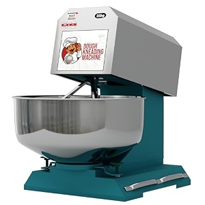 microactive heavy duty stainless steel electric dough kneadermixer machine  weatbesanmaida dough maker with stainless steel bowl amp beater for hotel restaurant bakery uses 25kg  15hp