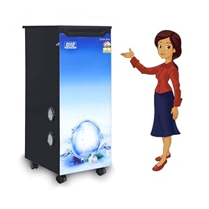 microactive nova fully automatic domestic flour mill aata makerflour millatta chakkighar ghanti with standard accessories and inside led light ocean blue