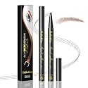 Microblading Eyebrow Pencils For Women,Eyebrow Pen,Brow Pencil,Long Lasting Waterproof And Sweat-Proof,4 Tip Precise Eye Brow Makeup Pen,Create Natural Hair-Like Brows