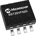 Microchip Technology, SST25VF020B-80-4C-SAE, Flash Memory - Serial-SPI - 3.3V - 2Mbit (256K x 8) - 6ns - 8-Pin SOIC - Tube (25 Item/s)