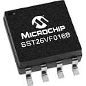 Microchip Technology, SST26VF016B-104I/SM, Flash Memory - Serial (SPI Dual SPI Quad SPI) - 2.5V/3V/3.3V - 16Mbit (2M x 8) - 8ns/5ns - 8-Pin SOIJ N - Tube (90 Item/s)