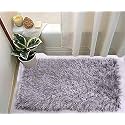 Anti Skid Washable Door Mats Bath Mats for Home, Office and Bathroom (2 x 3, Grey)