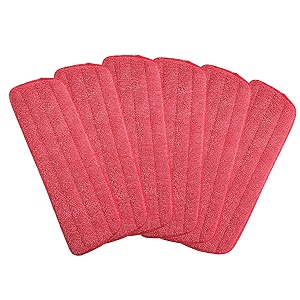 microfiber mop replacement pads for wetdry mop floor cleaning pad fit all spray mops 6 pack
