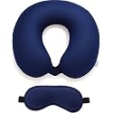 Microfiber Travel Pillow with Eye Mask 
