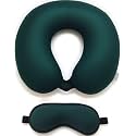 Microfiber Travel Pillow with Eye Mask 