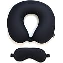 Microfiber Travel Pillow with Eye Mask 