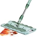 Microfibre Mop for Floor Cleaning, 360 Degree Rotating Floor Mop - Telescopic Handle Quick Cleaning Control with 7 Pads for Commercial Household Maintenance Kitchens Apartment Tiles Large Open Area