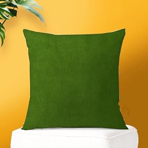 ivaza microfibre soft amp fulffy filled decorative pillowthrow pillow insertssqaure pillows velvet cushion inserts square pillowcushion for sofa car and decorationset of 1 2434 x 2434 light green