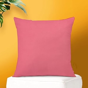 ivaza microfibre soft amp fulffy filled decorative pillowthrow pillow insertssqaure pillows velvet cushion inserts square pillowcushion for sofa car and decorationset of 1 1234 x 1234 pink