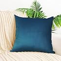 IVAZA Microfibre Soft &amp; Fulffy Filled Decorative Pillow/Throw Pillow Inserts,Sqaure Pillows Velvet Cushion Inserts Square Pillow,Cushion for Sofa, Car and DecorationSet of 1 (16" x 16") Navy Blue