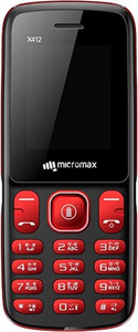 Micromax x412 black red