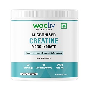 micronized creatine monohydrate powder 100g 33 servings  unflavoured pure creatine  pre amp post workout supplement for muscle gain strength stamina amp faster recovery for men amp women