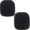 Microphone Covers Foam for JBL/SM58/SM48, 2 Pack Microphone Windscreen Pop Filter Foam Mic Cover for Handheld Microphone