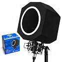 Microphone Isolation Shield with High-Density Foam for Podcast &amp; Recording