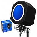 Microphone Isolation Shield with High-Density Foam for Podcast & Recording