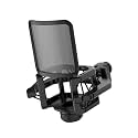 Microphone Shock Mount Suspension for Condenser Microphone Broadcasting Black