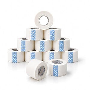 micropore 1 inch surgical paper tape 12 piece  hypoallergenic skin-friendly breathable medical adhesive tape  wound care amp dressing  25mm x 91 mtr