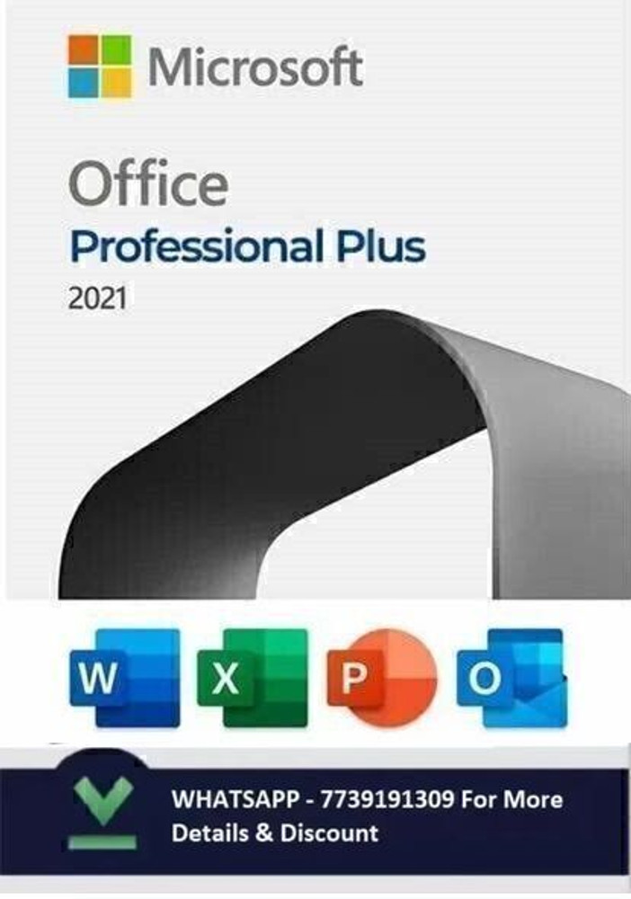 MICROSOFT Office Professional Plus 2021 with Lifetime Validity (1 User ...