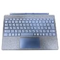 Microsoft Type Cover Surface Pro 7/6/5/4/3, 12.3 inch, Ultra-Slim Wireless Tablet Keyboard with Multi Touchpad, Blue with Backlit, English & Japanese (Renewed)