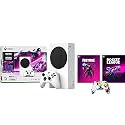 Microsoft Xbox Series S 512GB SSD All-Digital Console - Fortnite & Rocket League I Wireless Controller I HDR (High Dynamic Range) I 1440p Gaming Resolution I Up to 120 FPS I Controller Skin (Renewed)