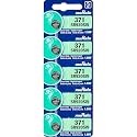 Compatible with Murata 371 SR920SW 1.55V Silver Oxide Watch Button Cell Battery (Pack of 5)