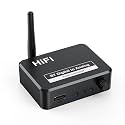 Microware Bluetooth 5.1 Digital Audio Receiver, DAC, Digital to Analog Converter 3.5mm Aux RCA L/R U-Disk High Fidelity Optical Stereo 2 in 1Wireless Adadper
