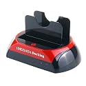 Microware Hard Drive Docking Station, All in 1 USB 2.0 to SATA IDE Dual Slots HDD Reader for 2.5 3.5 Inch IDE SATA I/II/III HDD SSD