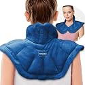 MORLIDEN Microwavable Neck Wrap Warmer&amp;Shoulder Weighted Hot Cold Compress