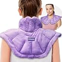 MORLIDEN Microwavable Neck Wrap Warmer&amp;Shoulder Weighted Hot Cold Compress
