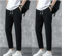 Micus Solid Men Black Track Pants