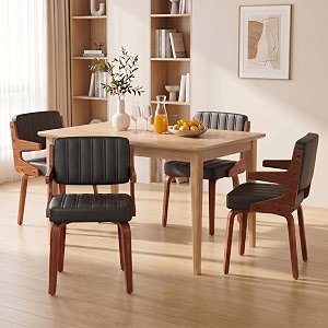 Mid Century Modern Dining Chairs Set of