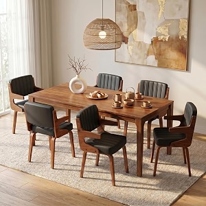 Mid Century Modern Dining Chairs Set of