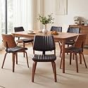 Mid Century Modern Dining Chairs Set of