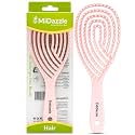Midazzle Premium 3D Detangling Hair Brush for Women & Men- Anti Hair Fall Comb for Curly, Wavy & Straight Hair | Hair Straightening Brush, Wet & Dry Styling Brush | Scalp Massager, Frizz Control & Tangle Free 
