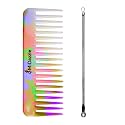 Midazzle Stainless Steel Blackhead Remover With Daily Comb Printed - Set of 2
