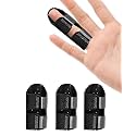 Middle Finger Splint, Stabilizer Brace, 3 Pack, Medium, Black