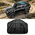 Middle Roof Panel Hard Top Storage Bag Compatible with Ford Bronco 4-Door 2021-2026, Heavy Duty Waterproof Hardtop Organizer Over Second Row Seat, Scratch-Proof Lining,