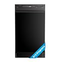 Midea 18 Inch Built-in Dishwasher, 8 Place Settings, Stainless Steel Tub