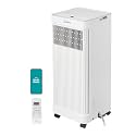 Midea 8,500 BTU ASHRAE (5,000 BTU SACC) Portable Air Conditioner Smart Control, Cools up to 150 Sq. Ft., with Dehumidifier &amp; Fan mode, Easy- to-use Remote Control &amp; Window Installation Kit Included